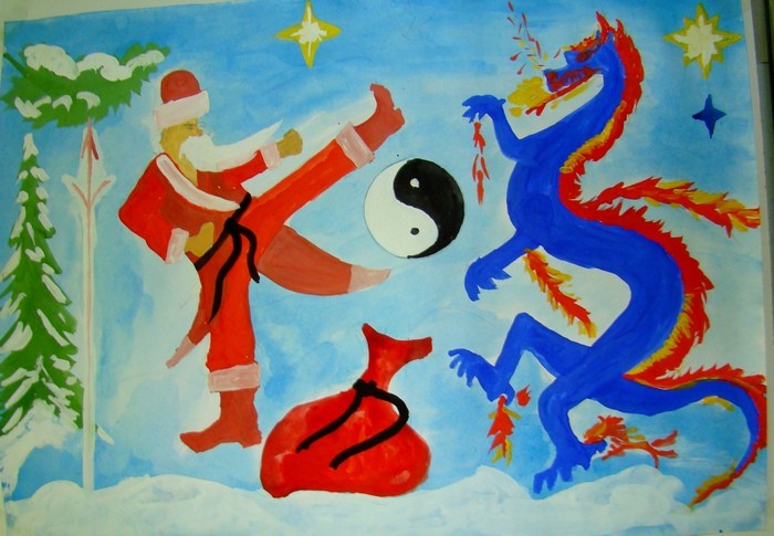 Подведены итоги конкурса рисунков "Новый год - 2012"