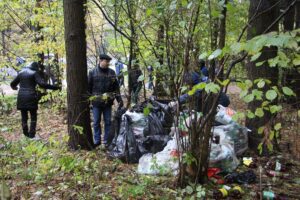 24 октября 2015 ГСУСУ Могилевская городская СДЮШОР Багима им. О. Г. Мищенко приняла участие в общегородском субботнике! (7)