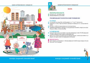 ЖАРА, жара… Советы МЧС 2021