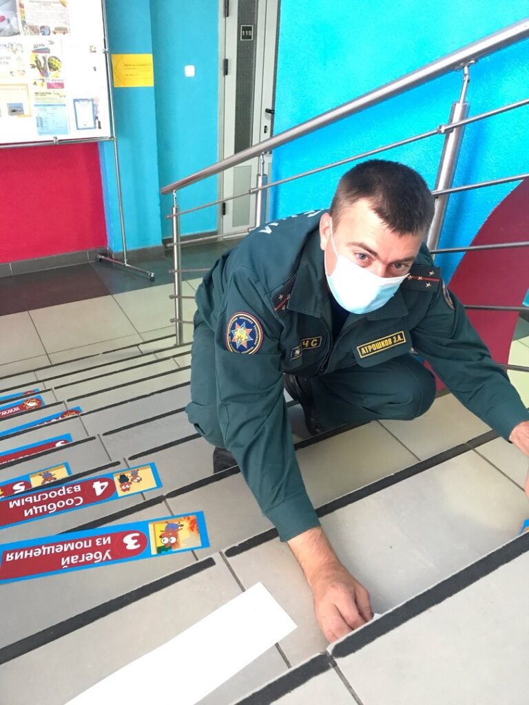 "Ступеньки безопасности!" появились в СДЮШОР "БАГИМА"!